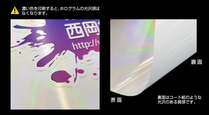 特殊紙ホログラム(T3)イメージ