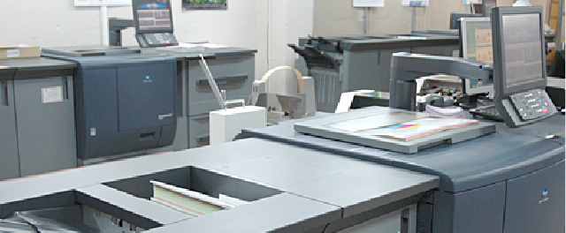 最新式のオンデマンド印刷機9台をフル稼働2